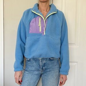 Free People Hit the Slopes Colorblock Pullover